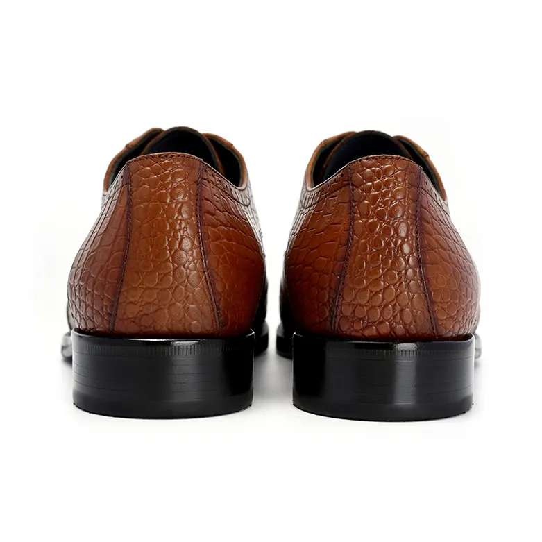 Satchi Dress Shoes Men's Yellow Brown 3CM-4