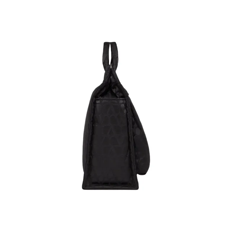 Valentino PORTER Nylon Tote Bag Shopping Bag Shoulder Bag Crossbody Bag Handbag Men's Black-3