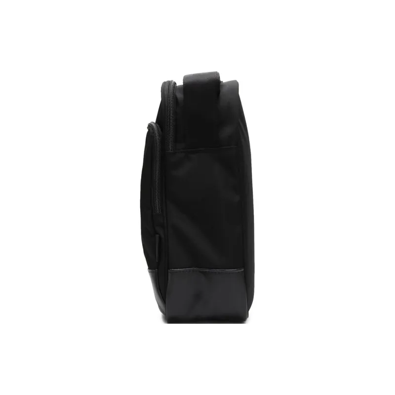 Adidas Polyester Polyurethane Synthetic Leather Crossbody Bag Unisex Black-2