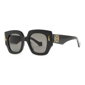 LOEWE Square Sunglasses Women's Black