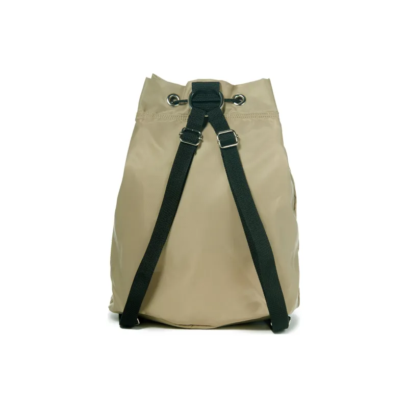 Emis Polyester Backpack Mini Unisex Beige-3