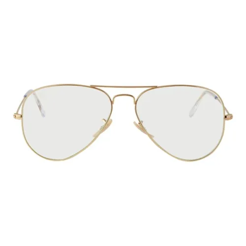 RayBan Metal Aviator Sunglasses Unisex Gold