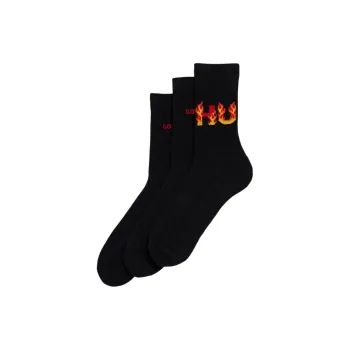 HUGO BOSS SS24 Ankle Socks Men's 3 Pack Black