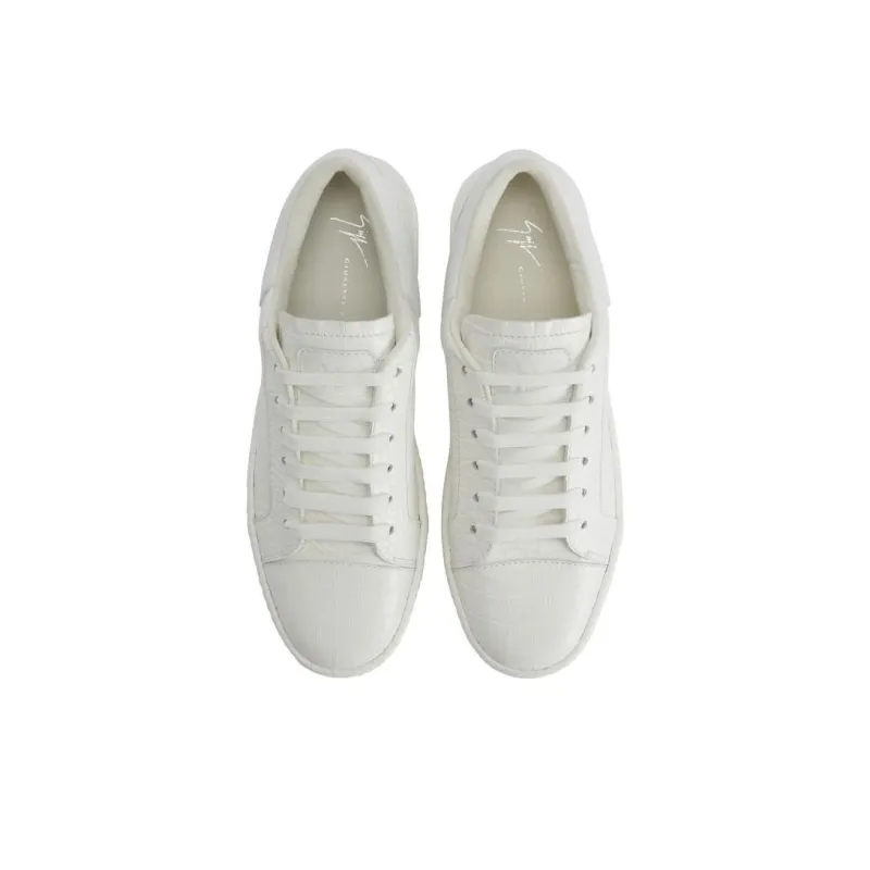 Giuseppe Zanotti GZ City Crocodile embossed Sneakers-4