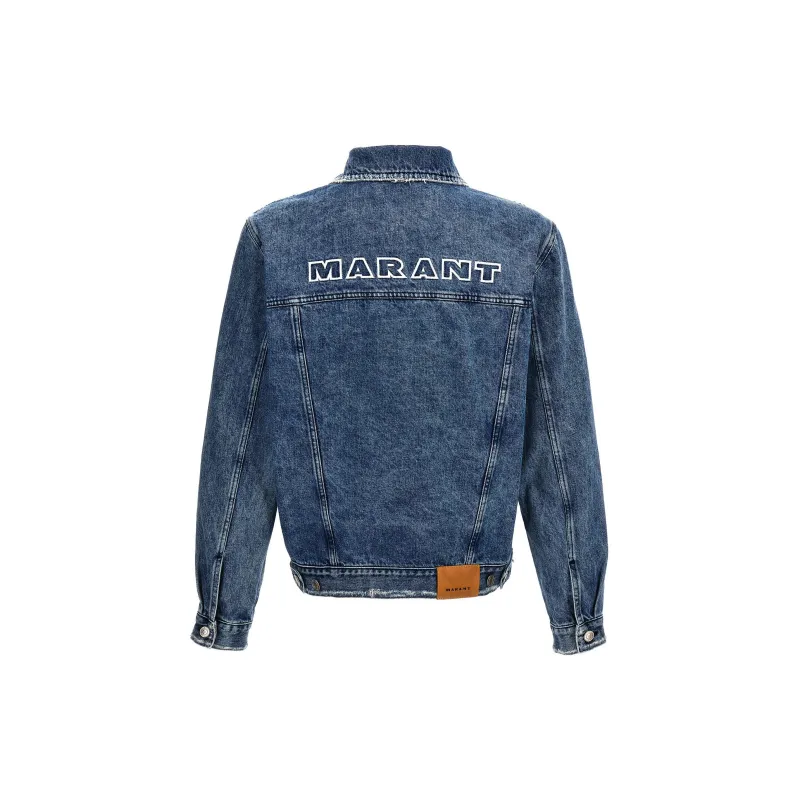 ISABEL MARANT Jango Button Up Denim Jacket-1