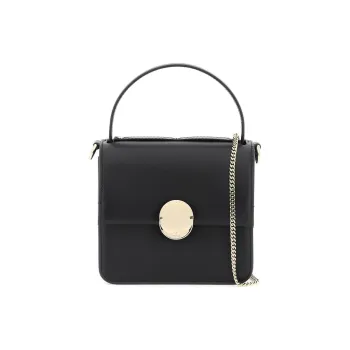 Chloe Penelope Series Calfskin Portable Crossbody Bag Shoulder Bag Women's Black