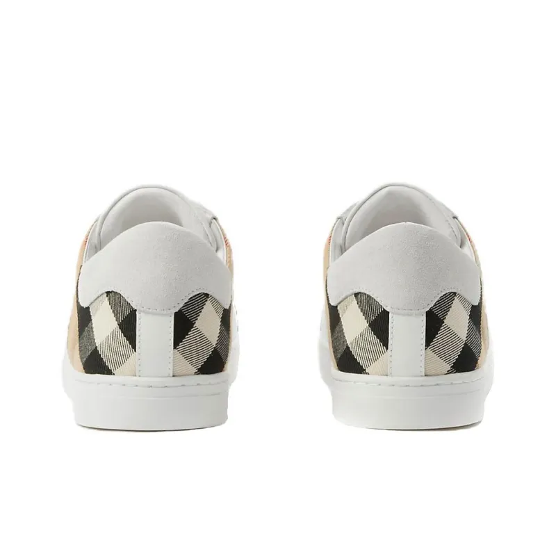 Burberry House Check Panel Sneakers-4