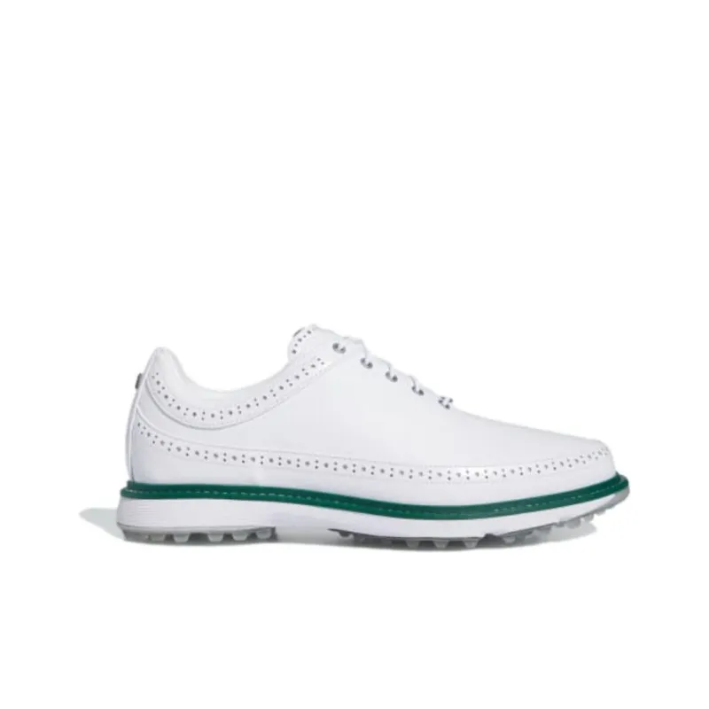 Adidas MC80 Spikeless Golf Cloud White Silver Metallic Collegiate Green-1