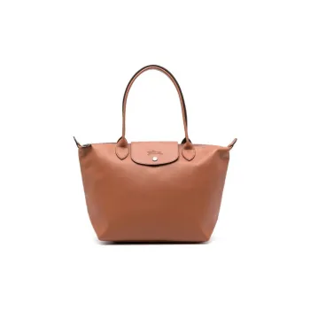 LONGCHAMP Le Pliage Xtra Cow Leather Tote Bag, Shopping Bag, Shoulder Bag, Handbag Medium Size Women's Cognac Brandy