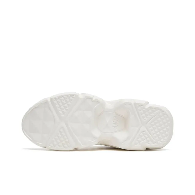 Anta Anti-Slip Wear-Resistant Low-Top Chunky Sneakers Women's Oatmeal White-4