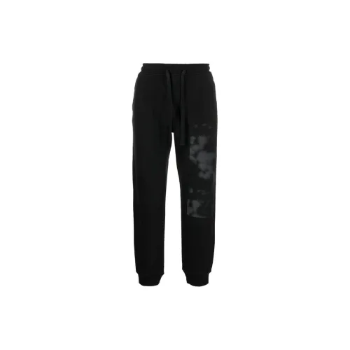 STONE ISLAND Knitted Sweatpants Men Black