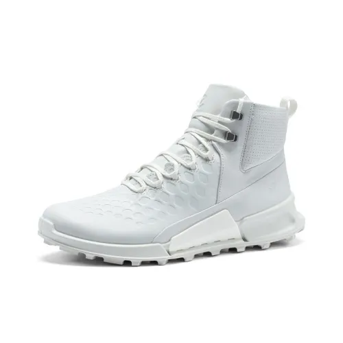 Ecco Step 2.1 Series Casual Shoes Men High-Top White