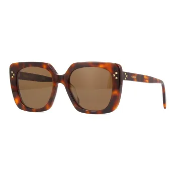 CELINE Square Sunglasses Women's Tortoiseshell