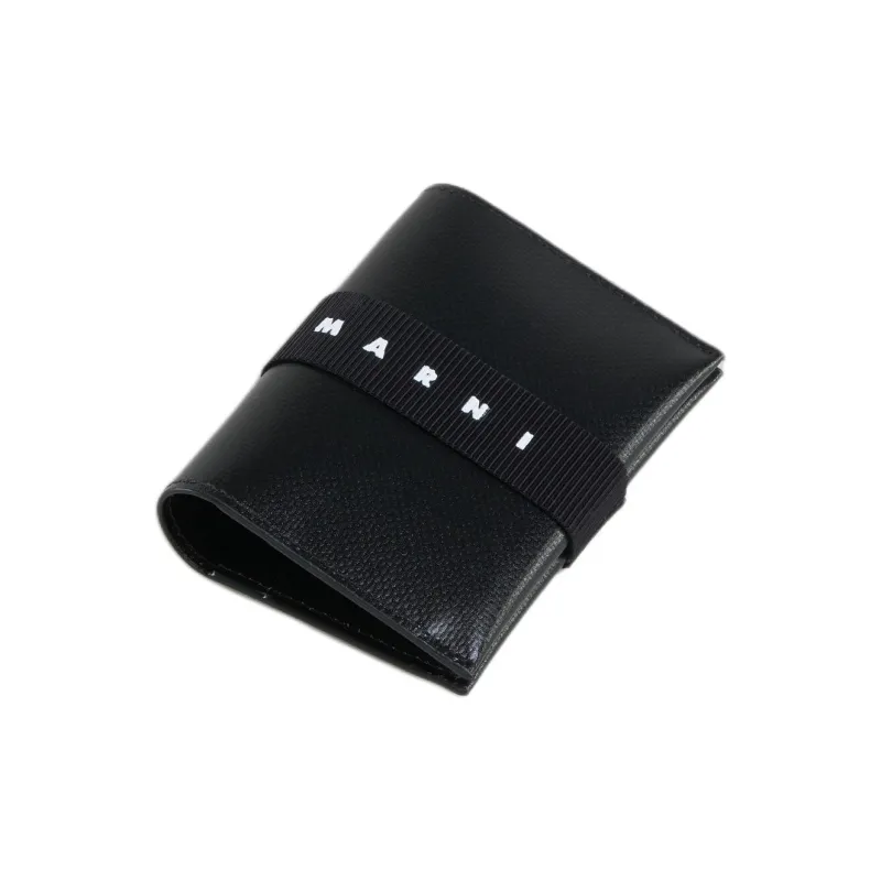 MARNI Logo Strap Bi Fold Card Holder-1
