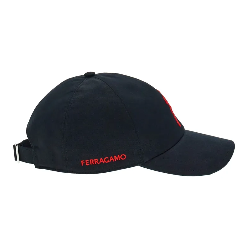 Ferragamo Logo Embroidered Baseball Cap-1