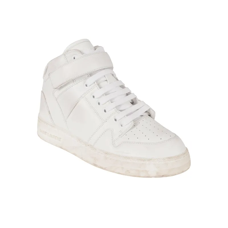 SAINT LAURENT Lax Lace Up Sneakers-2