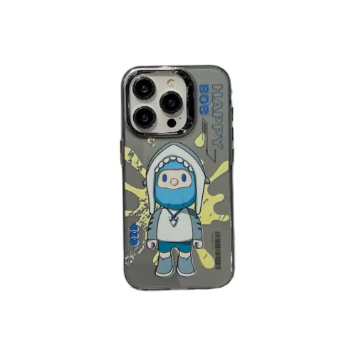 Dis Cat TPU Material Oil Painting Machine Made Bear Phone Cases Compatible With IPhone 12/13/14/15/Pro/Mac
