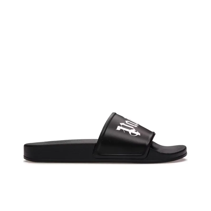 PALM ANGELS Pool Slides Black-1