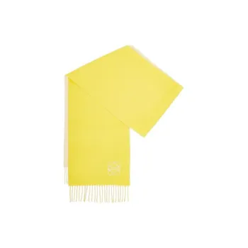 LOEWE Knit Scarves Women's Yellow