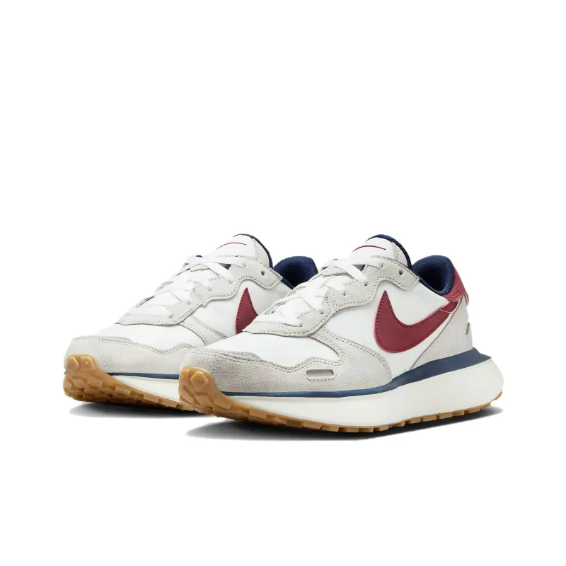 Nike Phoenix Waffle Light Bone Team Red Women's-2