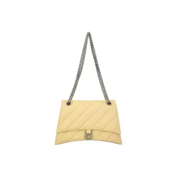 Balenciaga Crush Chain Quilted Medium Shoulder Bag