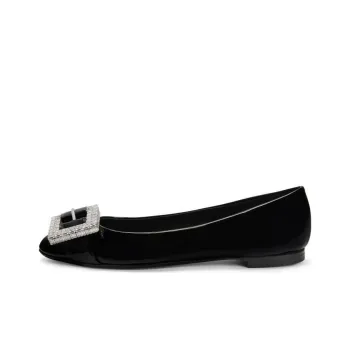 Giuseppe Zanotti Buckle detail Leather Balarina Shoes Women's