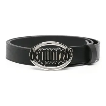 DSQUARED 2 Logo Plaque Buckle Belt