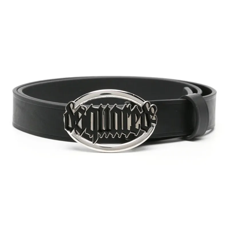 DSQUARED 2 Logo Plaque Buckle Belt-0
