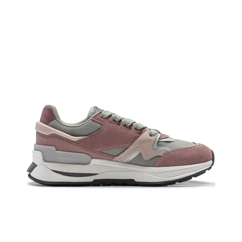 LINING 001 Innocence V2 Casual Shoes Men Low Top Red Branch Brown/Ground Frost Gray/Mist Apricot-1