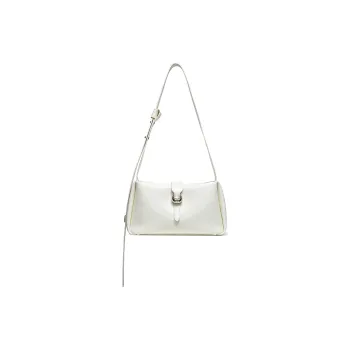 LA FESTIN Cow Leather Shoulder Bag Women's Moon White/Mousse Black/Nut Brown/Fresh Look Red