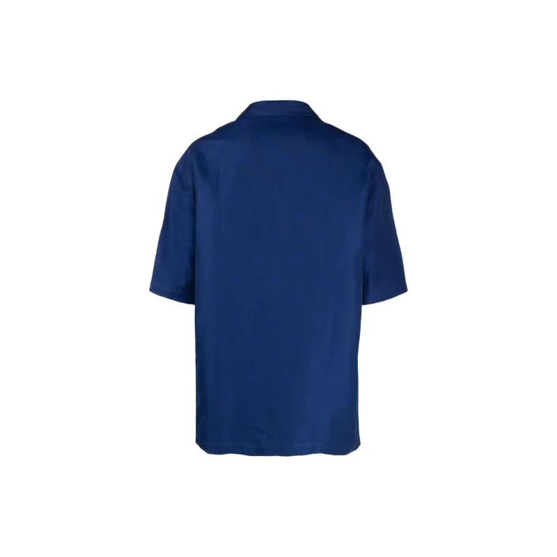 OFF WHITE Logo print Bowling Shirt-1