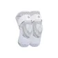 2 Pack White[Lace-Up Compression, Spring Support, Silicone Shock Absorbers]