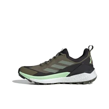 Adidas Terrex Free Hiker 2.0 Low Gore Tex Olive Strata Silver Green Core Black