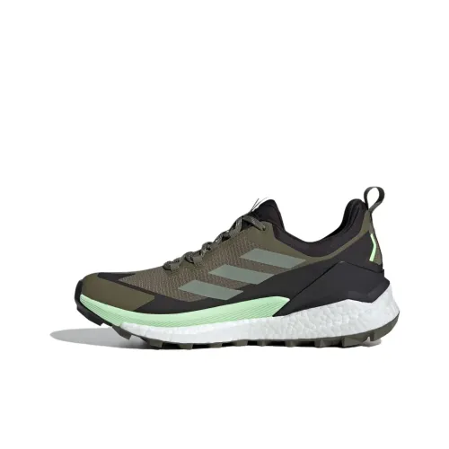 Adidas Terrex Free Hiker 2.0 Low Gore-Tex Olive Strata Silver Green Core Black