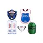 Face Masks Thickened Protective Gear White Blue Five-Piece Set