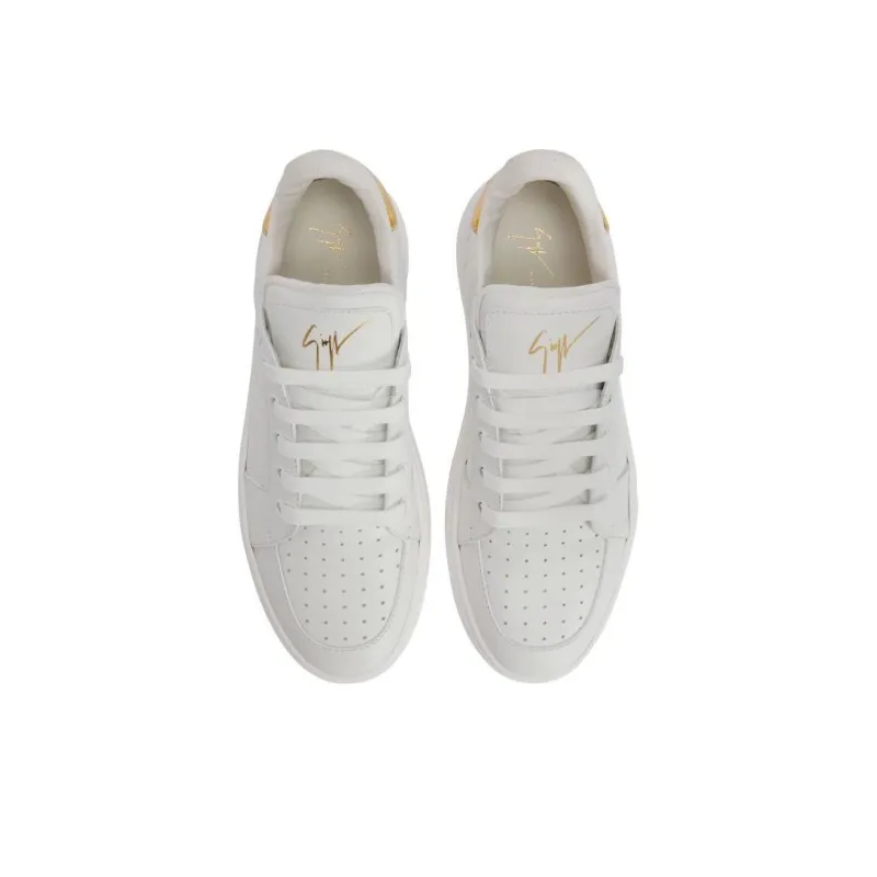 Giuseppe Zanotti Gz94 Metallic panel Leather Sneakers Women's-4