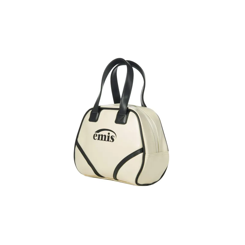 Emis PVC Tote Bag Shopping Bag Handbag Mini Unisex Ivory-1