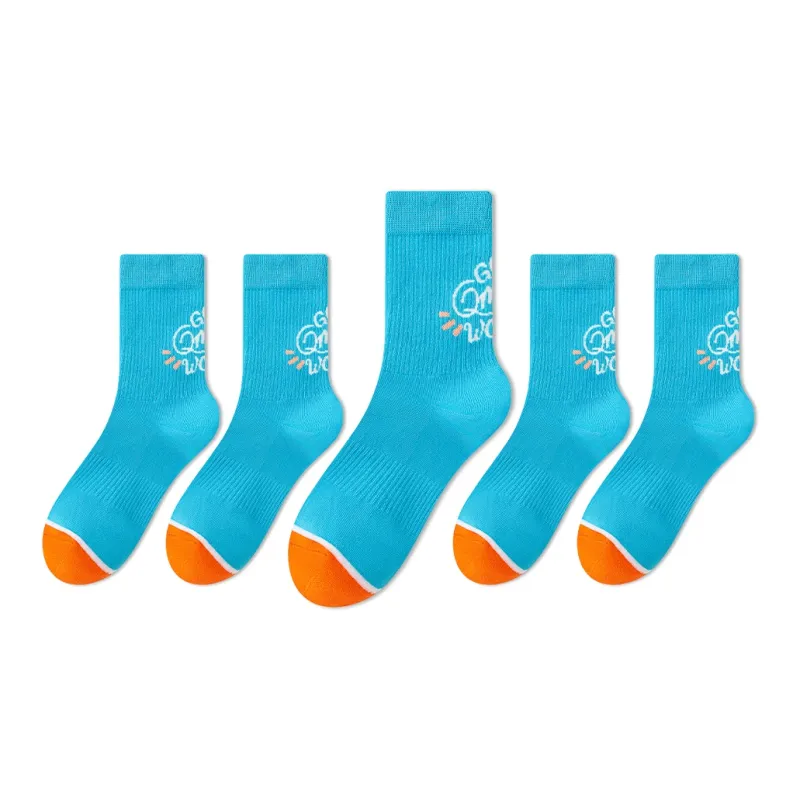 SALOATO Knee High Socks Unisex 5 Pack-36