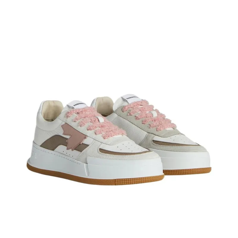 Dsquared2 Canadian Panelled Leather Sneakers-2