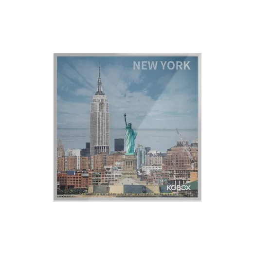 KGBOX Building Block City Skyline Acrylic One Piece Storage Picture Frame Transparent Display Case Model Accessories-2