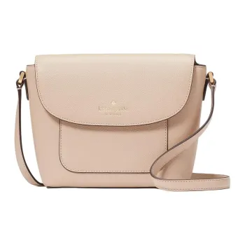 Kate Spade Litchi Grain Leather Shoulder Bag, Crossbody Bag Regular Women's Warm Beige