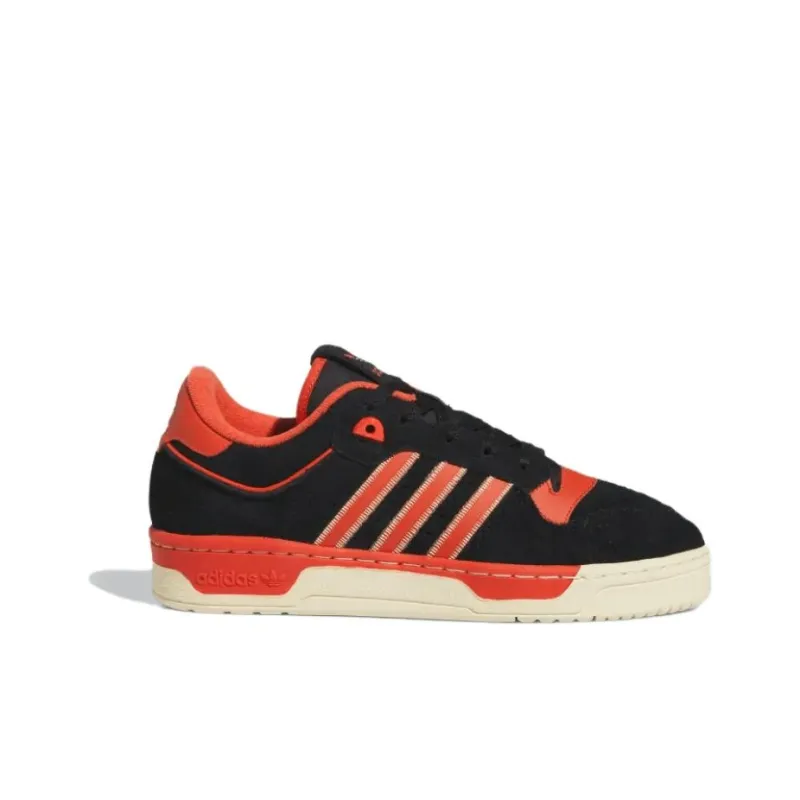 Adidas Rivalry 86 Low Core Black Preloved Red Easy Yellow-1