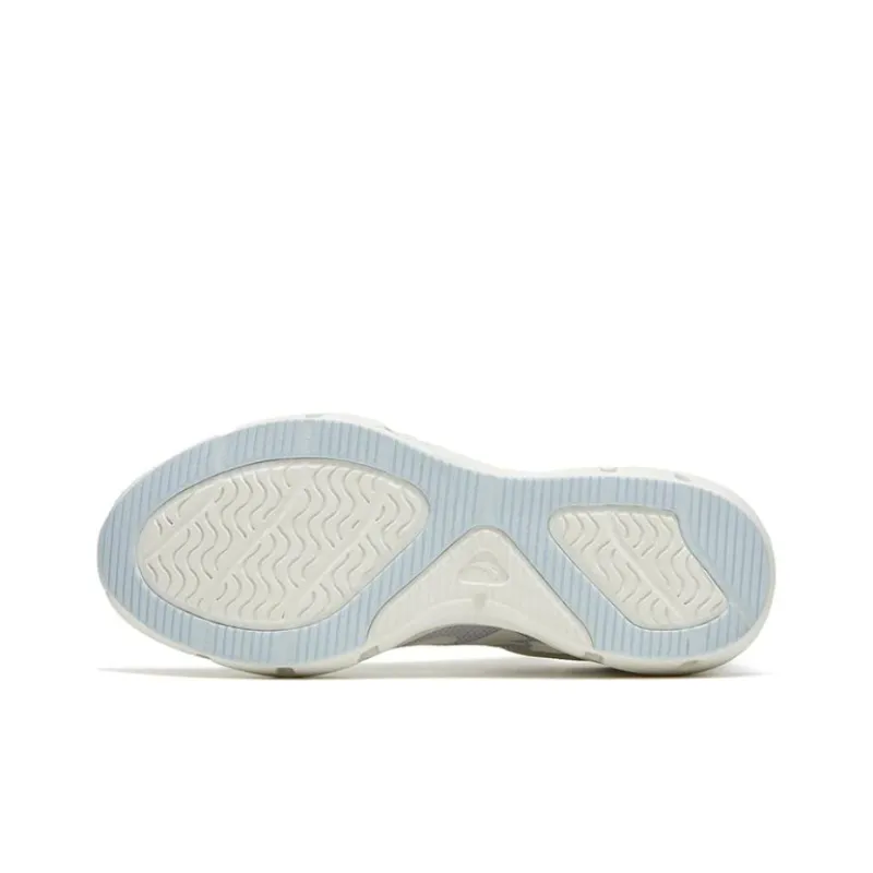 Anta Anti Slip Wear Resistant Low Top Training Shoes Women's White Blue-4