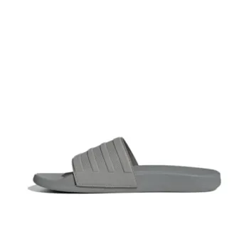 Adidas Adilette Comfort Slides Charcoal Solid Grey