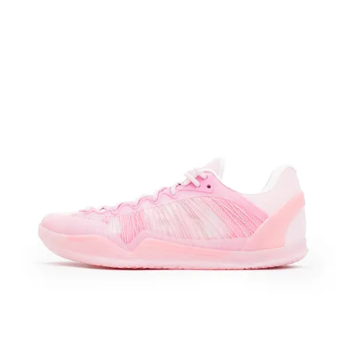 Serious Player Only Basketball Shoes Men Low-Top Pink/White