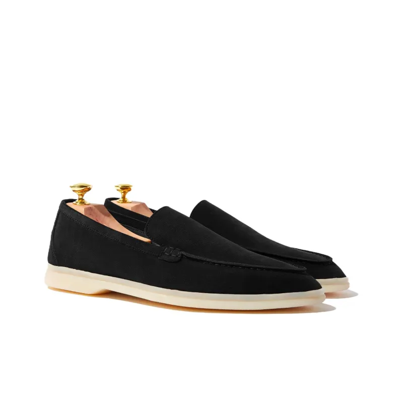 SCAROSSO Ludovico Round Toe Slip On Loafers-2
