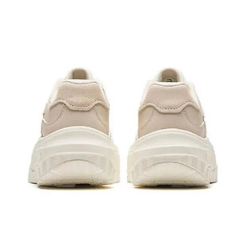 Anta Cushioning Anti Slip And Wear Resistant Low Top Casual Shoes Women's White-3