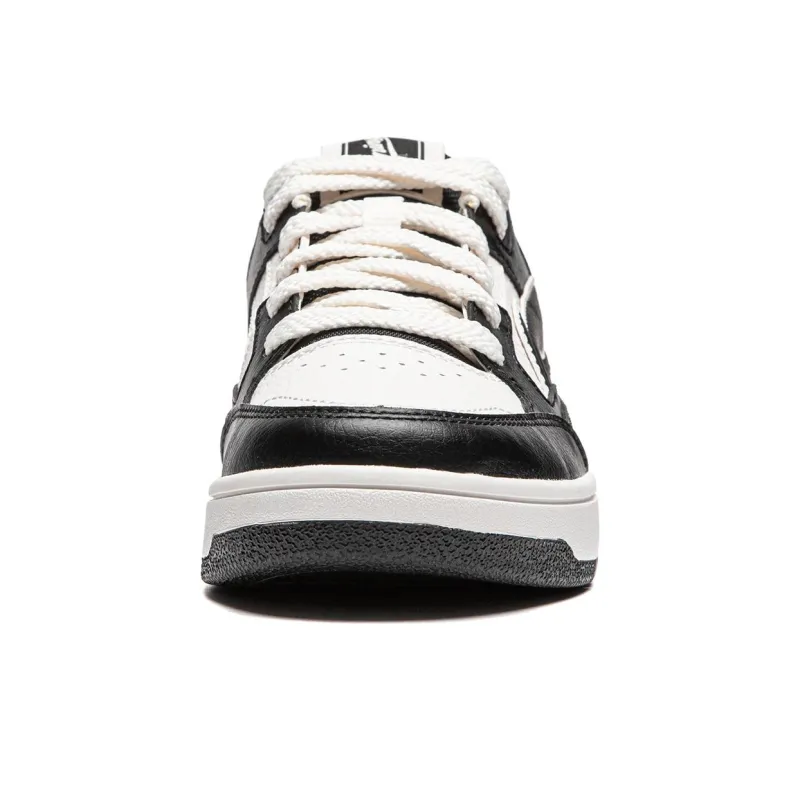 LiNing Tianji Slip Resistant, Abrasion Resistant, Lightweight, Breathable Low Top Skateboard Shoes Women's White Black-4