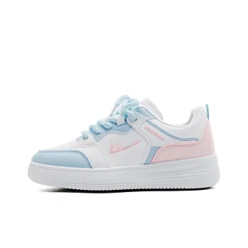 Warrior Warrior Wear resistant And Lightweight Low Top Skateboard Shoes Women's White Blue Pink