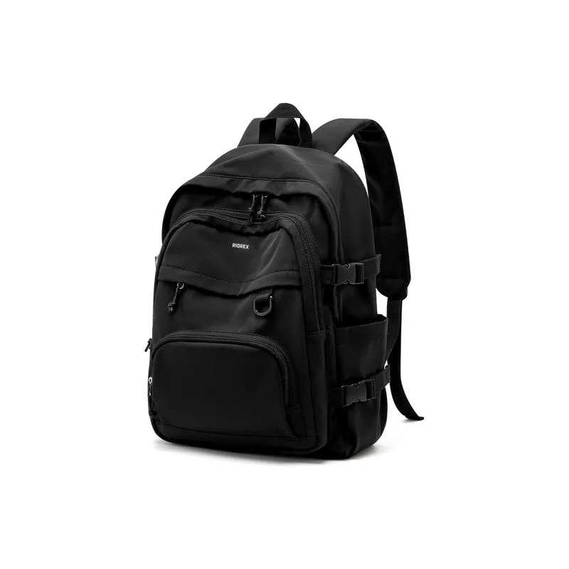 RIOREX Fabric Backpack Regular Unisex Black/White/Dark Blue/Milk Blue/Pink Purple/Light Green-0